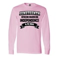 thumbnail image 1 of Inktastic African American Independence Juneteenth Long Sleeve T-Shirt, 1 of 5