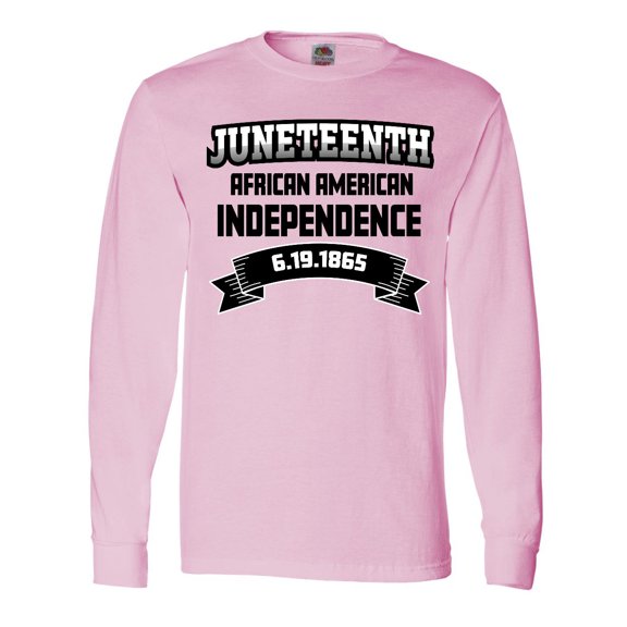 Inktastic African American Independence Juneteenth Long Sleeve T-Shirt
