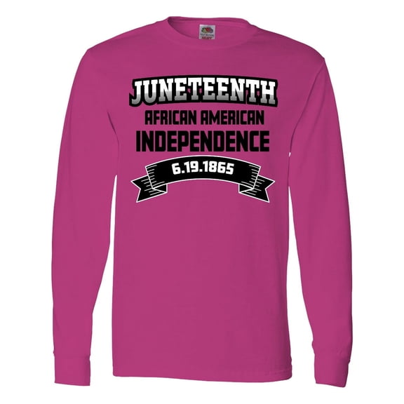 Inktastic African American Independence Juneteenth Long Sleeve T-Shirt