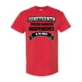 thumbnail image 1 of Inktastic African American Independence Juneteenth T-Shirt, 1 of 5