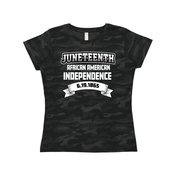 Inktastic African American Independence Juneteenth Women's T-Shirt