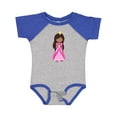 thumbnail image 1 of Inktastic African American Princess In Pink Dress Girls Baby Bodysuit, 1 of 5