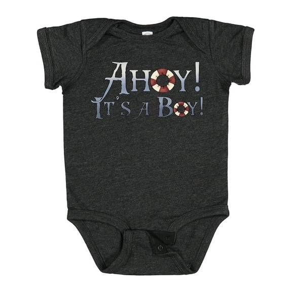 Inktastic Ahoy It's a Boy Boys Baby Bodysuit