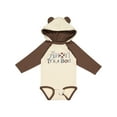 thumbnail image 1 of Inktastic Ahoy It's a Boy Boys Long Sleeve Baby Bodysuit, 1 of 5