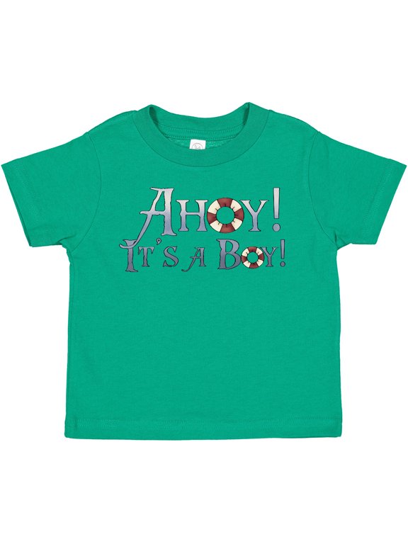 Ahoy It's a Boy Boys Toddler T-Shirt