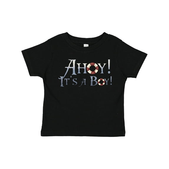 Inktastic Ahoy It's a Boy Boys Toddler T-Shirt