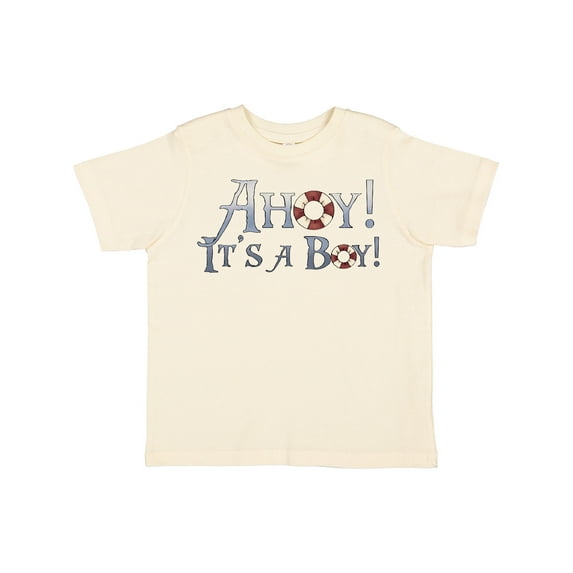 Inktastic Ahoy It's a Boy Boys Toddler T-Shirt
