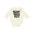 thumbnail image 1 of Inktastic Ain't No Daddy Like the One I Got- Father's Day for Kids Boys or Girls Long Sleeve Baby Bodysuit, 1 of 5