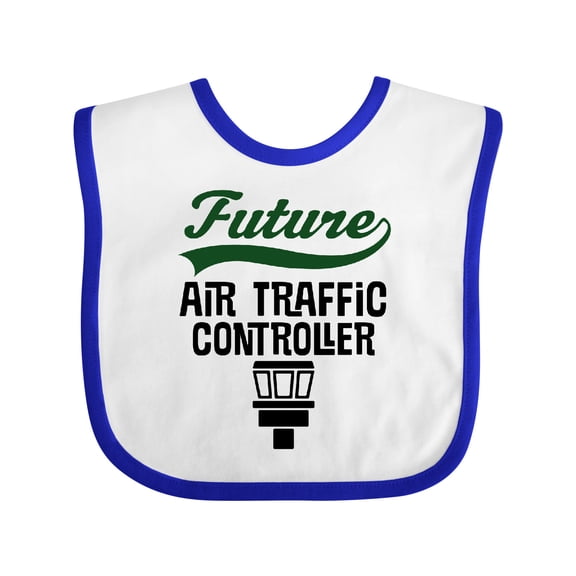 Inktastic Air Traffic Controller Childs Boys or Girls Baby Bib