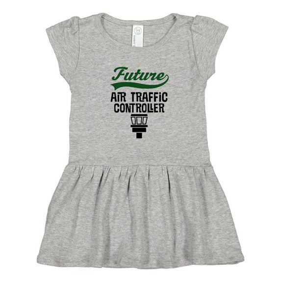 Inktastic Air Traffic Controller Childs Girls Toddler Dress