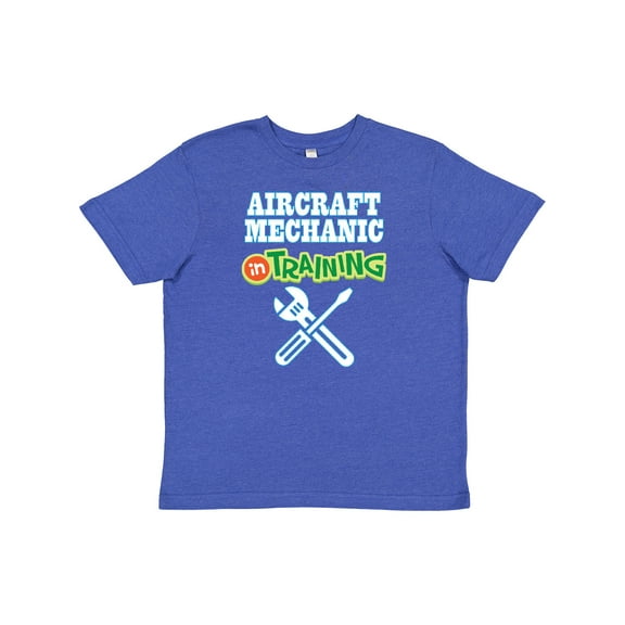 Inktastic Aircraft Mechanic In Training Future Occupation Youth T-Shirt