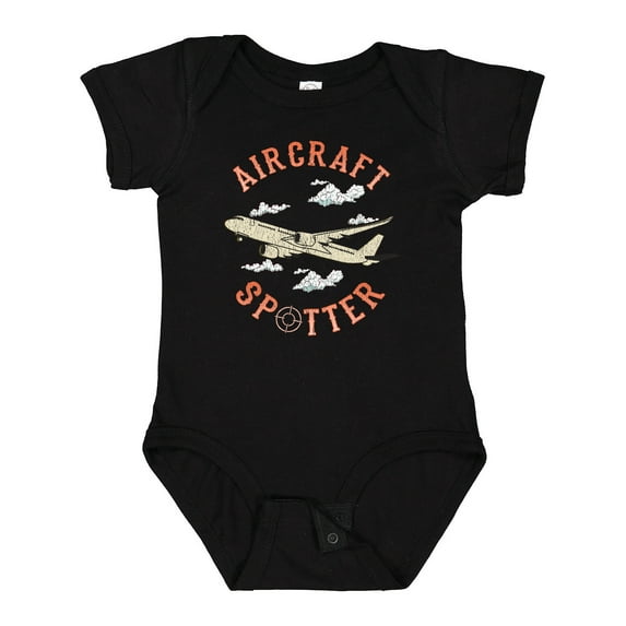 Inktastic Aircraft Spotter Plane Lover Boys or Girls Baby Bodysuit
