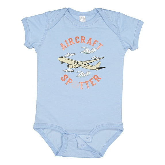Inktastic Aircraft Spotter Plane Lover Boys or Girls Baby Bodysuit