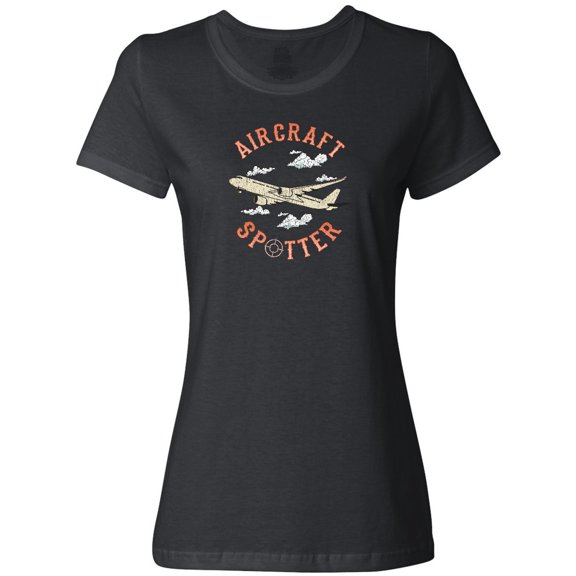 Inktastic Aircraft Spotter Plane Lover Women's T-Shirt