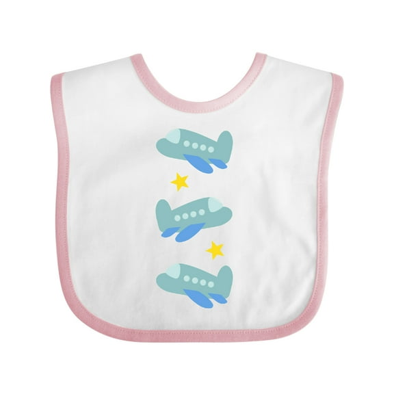 Inktastic Airplane Cute Planes for Boys Boys Baby Bib