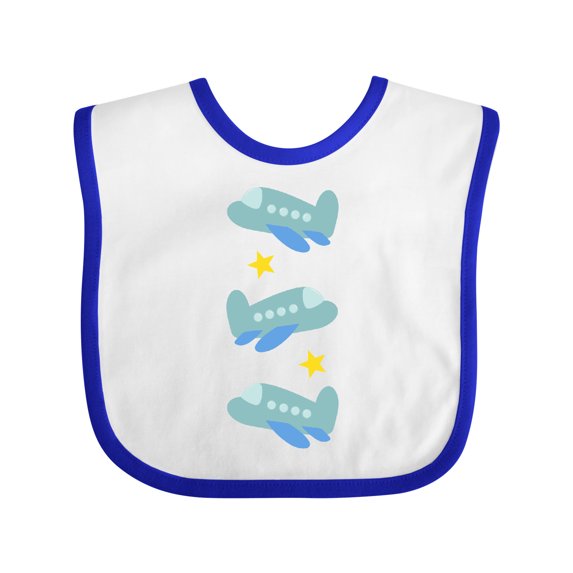 Inktastic Airplane Cute Planes for Boys Boys Baby Bib
