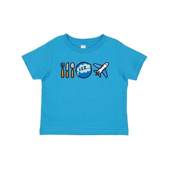 Inktastic Airplane Eat Sleep Fly Boys or Girls Baby T-Shirt