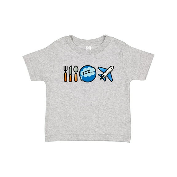 Inktastic Airplane Eat Sleep Fly Boys or Girls Baby T-Shirt