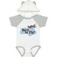 thumbnail image 1 of Inktastic Airplane Future Pilot Born to Fly Boys Baby Bodysuit, 1 of 5
