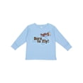 thumbnail image 1 of Inktastic Airplane Future Pilot Born to Fly Boys Long Sleeve Toddler T-Shirt, 1 of 5