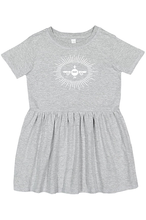 Airplane Future Pilot Girls Toddler Dress