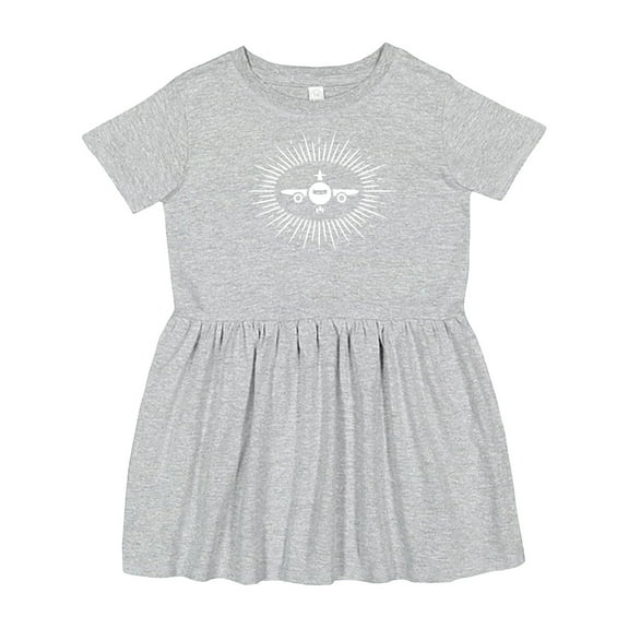 Inktastic Airplane Future Pilot Girls Toddler Dress