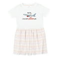 thumbnail image 1 of Inktastic Airplane Girls Toddler Dress, 1 of 5