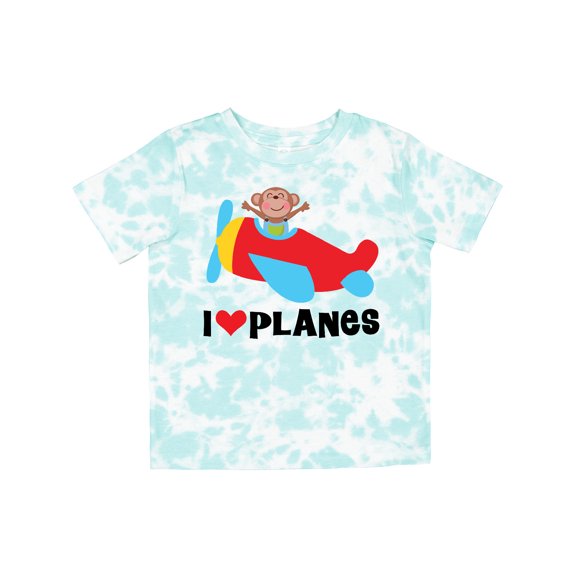 Inktastic Airplane I Love Planes Boys Toddler T-Shirt