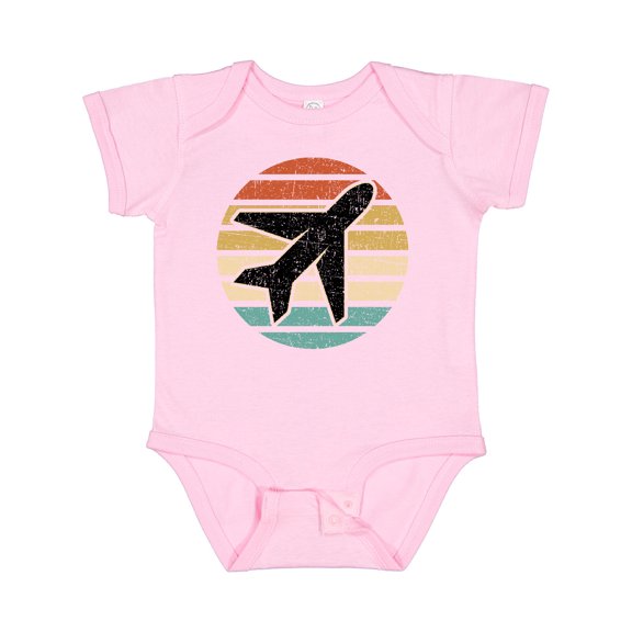 Inktastic Airplane Pilot Vintage Sunset Boys or Girls Baby Bodysuit