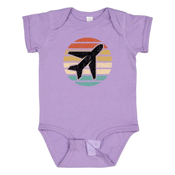 Inktastic Airplane Pilot Vintage Sunset Boys or Girls Baby Bodysuit