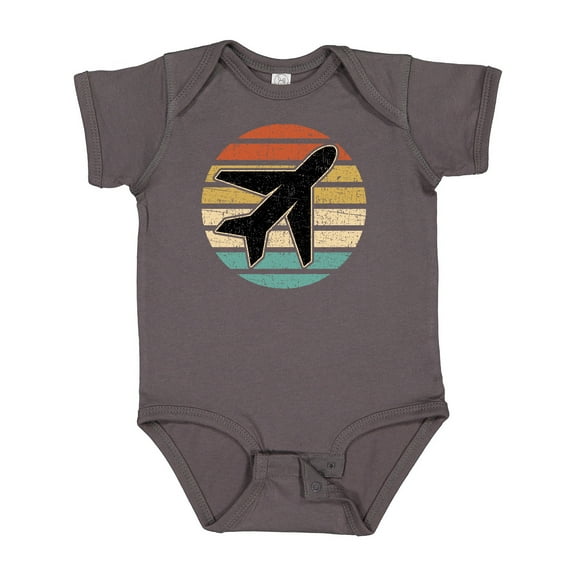 Inktastic Airplane Pilot Vintage Sunset Boys or Girls Baby Bodysuit