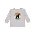 thumbnail image 1 of Inktastic Airplane Pilot Vintage Sunset Boys or Girls Long Sleeve Toddler T-Shirt, 1 of 5