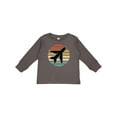 thumbnail image 1 of Inktastic Airplane Pilot Vintage Sunset Boys or Girls Long Sleeve Toddler T-Shirt, 1 of 5