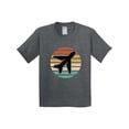 thumbnail image 1 of Inktastic Airplane Pilot Vintage Sunset Youth T-Shirt, 1 of 5