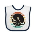 thumbnail image 1 of Inktastic Airplane Trip Vintage Travel Boys or Girls Baby Bib, 1 of 4