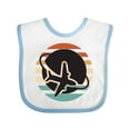 thumbnail image 1 of Inktastic Airplane Trip Vintage Travel Boys or Girls Baby Bib, 1 of 4