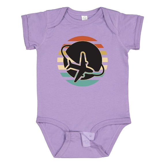 Inktastic Airplane Trip Vintage Travel Boys or Girls Baby Bodysuit