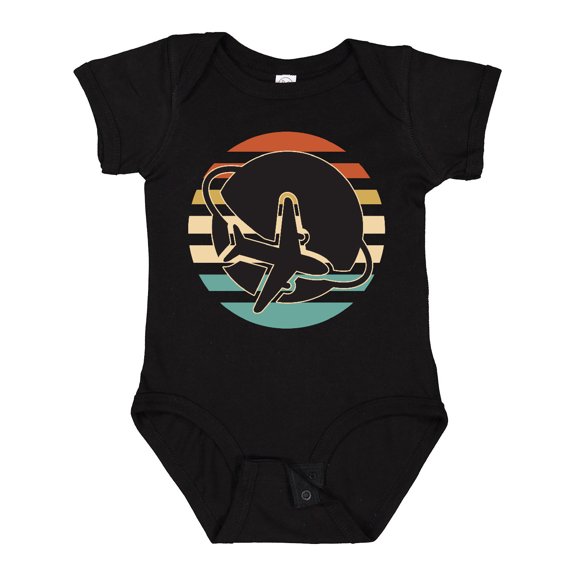 Inktastic Airplane Trip Vintage Travel Boys or Girls Baby Bodysuit