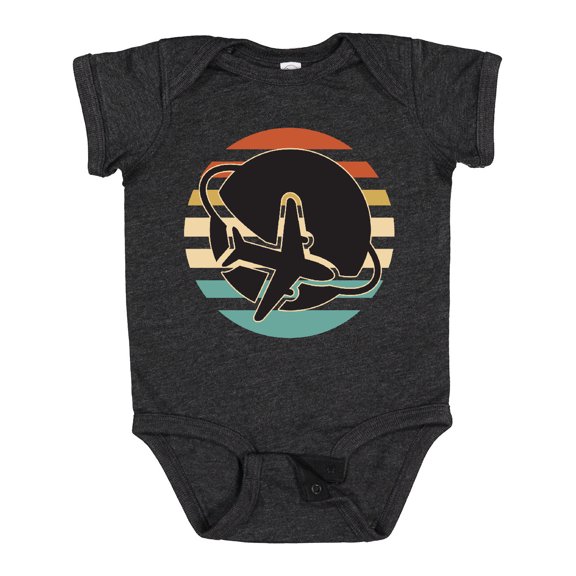 Inktastic Airplane Trip Vintage Travel Boys or Girls Baby Bodysuit