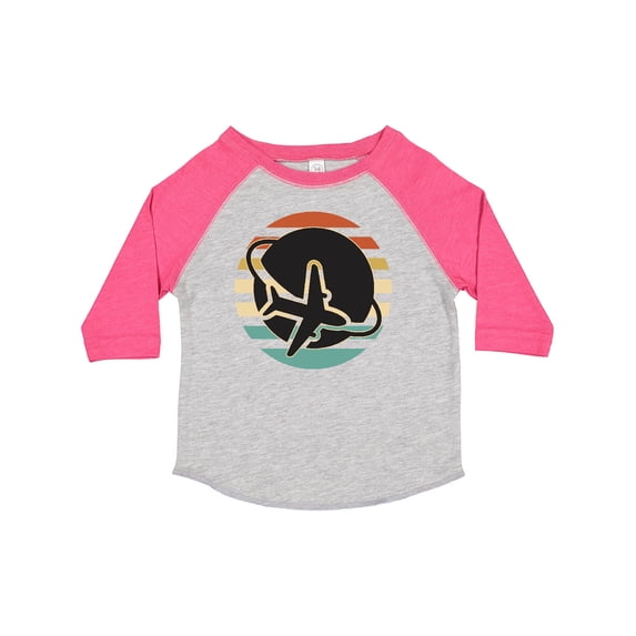 Inktastic Airplane Trip Vintage Travel Boys or Girls Toddler T-Shirt