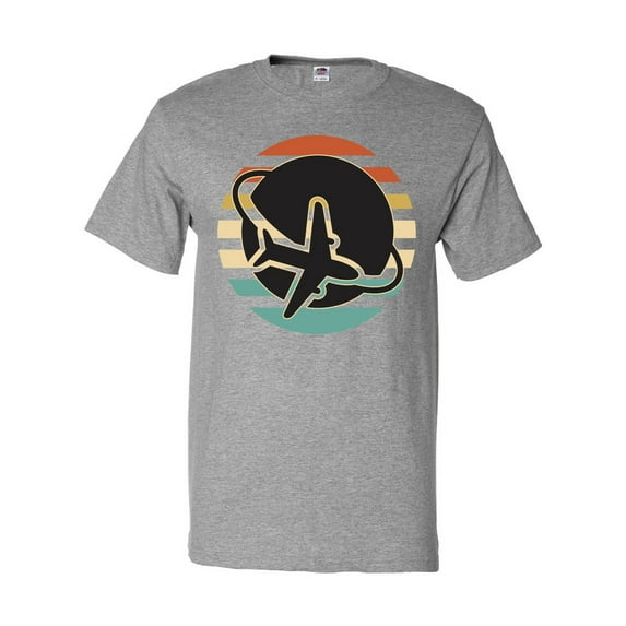 Inktastic Airplane Trip Vintage Travel T-Shirt