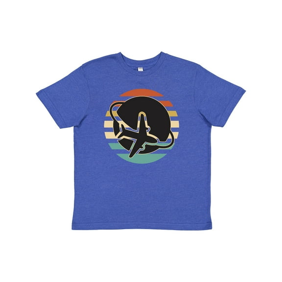 Inktastic Airplane Trip Vintage Travel Youth T-Shirt