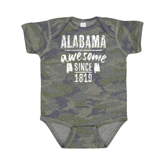 Inktastic Alabama Awesome Since 1819 Boys or Girls Baby Bodysuit