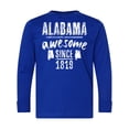 thumbnail image 1 of Inktastic Alabama Awesome Since 1819 Long Sleeve Youth T-Shirt, 1 of 5