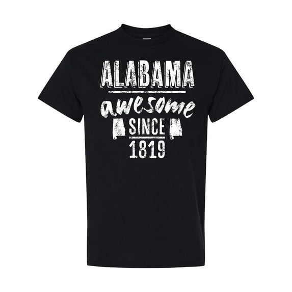 Inktastic Alabama Awesome Since 1819 T-Shirt