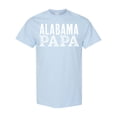 thumbnail image 1 of Inktastic Alabama Papa Distressed White Text T-Shirt, 1 of 5