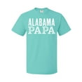 thumbnail image 1 of Inktastic Alabama Papa Distressed White Text T-Shirt, 1 of 5