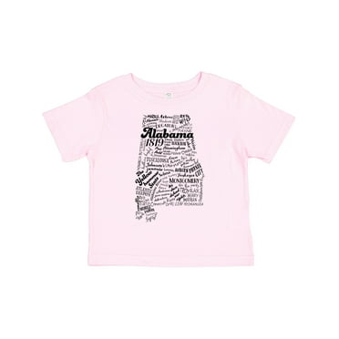 Inktastic Alabama State Word Salad Boys or Girls Toddler T-Shirt
