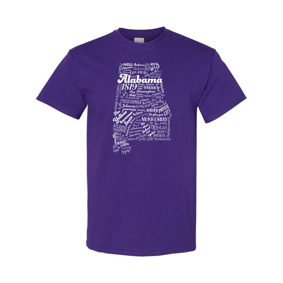 Inktastic Alabama State Word Salad T-Shirt