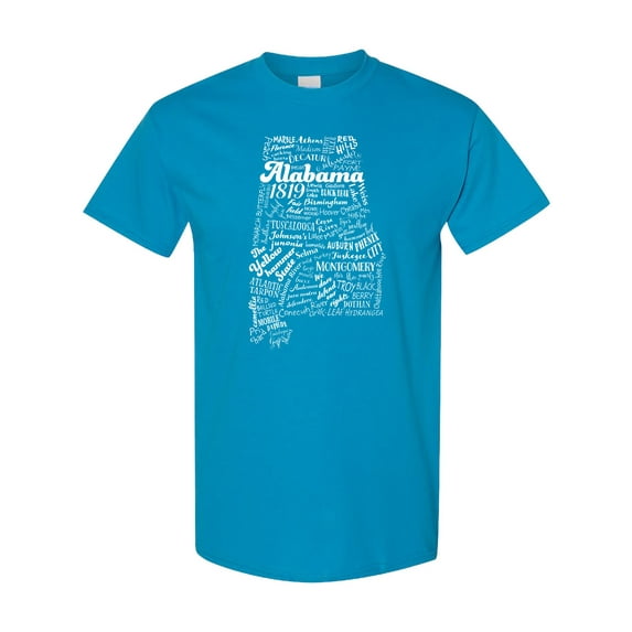Inktastic Alabama State Word Salad T-Shirt